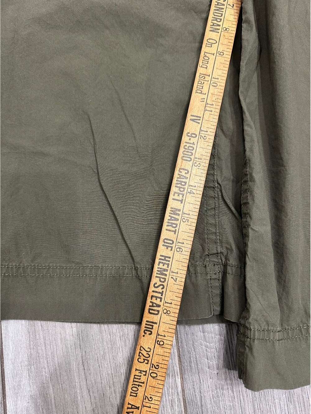 Lauren Ralph Lauren Petite Olive Green Capri Pants Size 14P - Picture 2 of 6